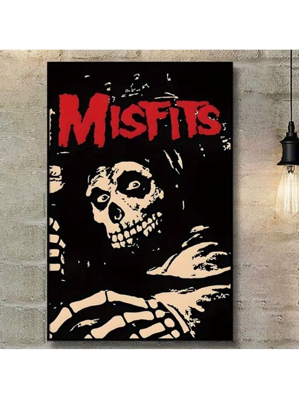 Misfits "Crimson Ghost" Canvas Print Wall Art